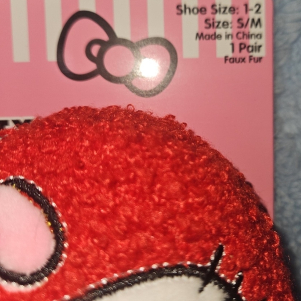Hello Kitty Red Kids Slippers - Picture 3 of 5